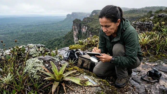 Expedição passa 19 dias na Serra do Aracá, a 1.265 metros, e coleta 15 lagartos e anfíbios candidatos a espécies novas Expedição passa 19 dias na Serra do Aracá, a 1.265 metros, e coleta 15 lagartos e anfíbios candidatos a espécies novas