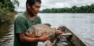 Peixe do rio Madeira chega a 75 vezes o limite da OMS e coloca 951 comunidades em risco entre Peru, Bolívia e Amazonas Peixe do rio Madeira chega a 75 vezes o limite da OMS e coloca 951 comunidades em risco entre Peru, Bolívia e Amazonas