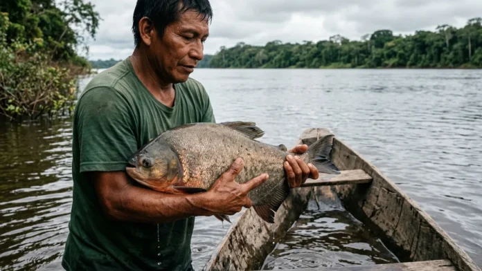 Peixe do rio Madeira chega a 75 vezes o limite da OMS e coloca 951 comunidades em risco entre Peru, Bolívia e Amazonas Peixe do rio Madeira chega a 75 vezes o limite da OMS e coloca 951 comunidades em risco entre Peru, Bolívia e Amazonas