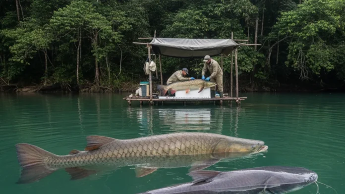 Pesquisadores da UFPA decifram os genomas do pirarucu e do filhote e criam base para criação em cativeiro e rastreamento do pescado