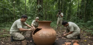 Iphan exige estudo antes de obra em terreno de Itacoatiara e arqueólogos encontram urna com restos de oito pessoas, incluindo duas crianças Iphan exige estudo antes de obra em terreno de Itacoatiara e arqueólogos encontram urna com restos de oito pessoas, incluindo duas crianças