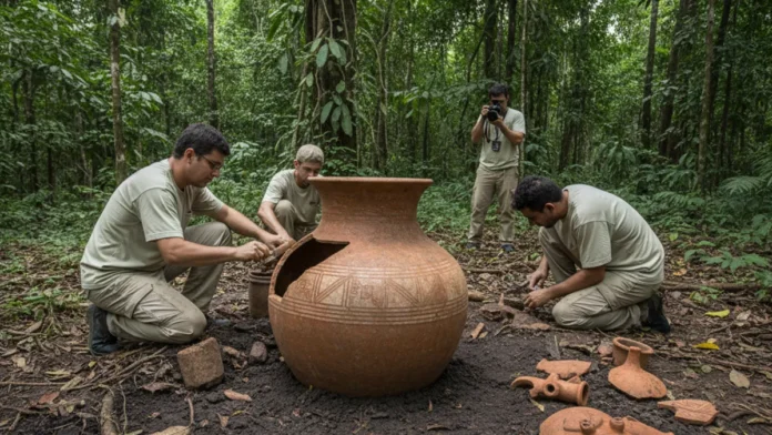 Iphan exige estudo antes de obra em terreno de Itacoatiara e arqueólogos encontram urna com restos de oito pessoas, incluindo duas crianças