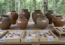 Sete urnas do Solimões guardavam ossos humanos misturados a peixes e quelônios, indicando funerais ligados a comida e ritual Sete urnas do Solimões guardavam ossos humanos misturados a peixes e quelônios, indicando funerais ligados a comida e ritual