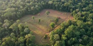 Levantamento com laser revela estruturas de terra na Amazônia e reabre a escala das sociedades que ocuparam a floresta Levantamento com laser revela estruturas de terra na Amazônia e reabre a escala das sociedades que ocuparam a floresta