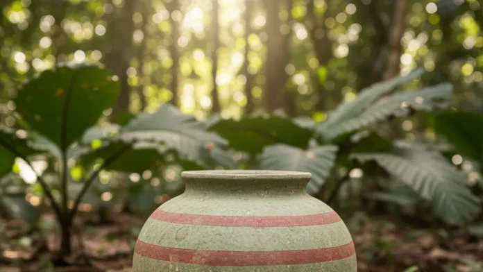 Pesquisadores analisam urnas funerárias do Médio Solimões e usam desenhos da cerâmica para situar informações que o osso sozinho não revela Pesquisadores analisam urnas funerárias do Médio Solimões e usam desenhos da cerâmica para situar informações que o osso sozinho não revela