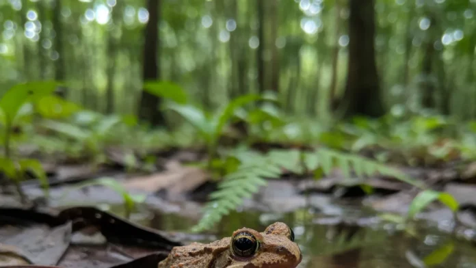 Rã do oeste do Acre é reconhecida como espécie nova após viver em floresta sazonalmente inundada e ganha o nome Adenomera varcena Rã do oeste do Acre é reconhecida como espécie nova após viver em floresta sazonalmente inundada e ganha o nome Adenomera varcena