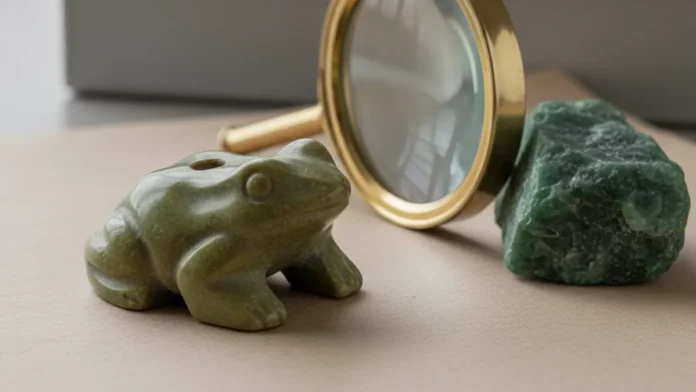 Muiraquitã verde em forma de sapo atravessa a arqueologia e uma hipótese tenta explicar como pedra dura foi perfurada