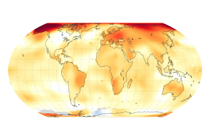 Mapas da NASA mostram 145 anos de aquecimento global e explicam por que 1°C muda o planeta Mapas da NASA mostram 145 anos de aquecimento global e explicam por que 1°C muda o planeta