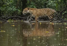 Onças-pintadas mantêm alta densidade em várzea amazônica, mas 17 anos de monitoramento revelam queda de 77% nas fêmeas Onças-pintadas mantêm alta densidade em várzea amazônica, mas 17 anos de monitoramento revelam queda de 77% nas fêmeas