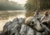 Crânio que parecia uma rocha revela peixe-boi de mais de 13 milhões de anos às margens do Amazonas no Peru Crânio que parecia uma rocha revela peixe-boi de mais de 13 milhões de anos às margens do Amazonas no Peru