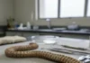 Fóssil de serpente escavadora de 75 milhões de anos permite reconstruir cérebro e ouvido interno com mais de 100 vértebras Fóssil de serpente escavadora de 75 milhões de anos permite reconstruir cérebro e ouvido interno com mais de 100 vértebras