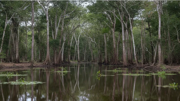 Estudo mapeia 77 milhões de hectares de áreas úmidas na Amazônia equivalentes a 18% do bioma e mostra que quase metade fica fora da proteção legal Estudo mapeia 77 milhões de hectares de áreas úmidas na Amazônia equivalentes a 18% do bioma e mostra que quase metade fica fora da proteção legal