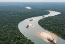 Greenpeace aponta PLG como fantasma no Pará após declaração de 4,5 quilos de ouro e encontra cinco dragas fora da área autorizada Greenpeace aponta PLG como fantasma no Pará após declaração de 4,5 quilos de ouro e encontra cinco dragas fora da área autorizada
