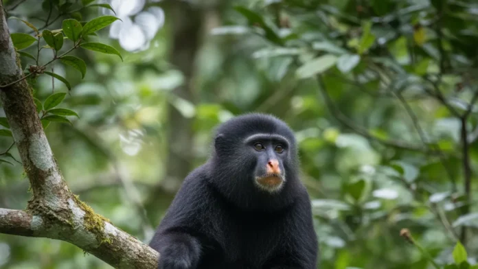 Macaco fotografado em 2008 reaparece no Congo e, 14 anos depois, análises confirmam nova espécie com boca alaranjada Macaco fotografado em 2008 reaparece no Congo e, 14 anos depois, análises confirmam nova espécie com boca alaranjada