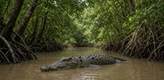 Crocodilo passa cerca de 22 anos em cativeiro e é devolvido à natureza; após 127 dias de rastreamento, comportamento surpreende pesquisadores