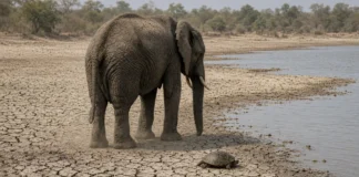Câmera de trilha captura elefante ajudando tartaruga encalhada a sobreviver e dá tempo a morador para salvá-la, nos EUA