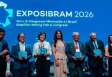 Expo & Congresso Brasileiro de Mineração 2026 Autoridades e lideranças do setor mineral no palco da Exposibram 2026