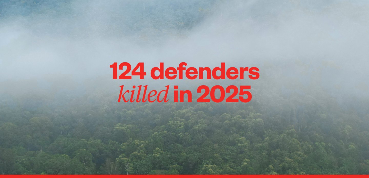 Global Witness registra 124 defensores mortos em 2025 e mostra que sete guardas indígenas estavam entre as vítimas