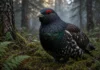 Trouxeram aves de outro país para tentar salvar uma espécie que estava desaparecendo, mas os animais morreram após serem soltos; agora ambientalistas querem recuperar a floresta antes de tentar novamente nos Vosges, na França Galo-silvestre em floresta de altitude com musgo e arbustos baixos nos Vosges