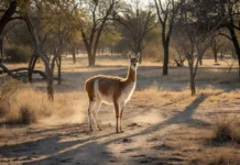 Após 110 anos desaparecido do norte argentino, guanaco viaja 3.200 km desde a Patagônia para voltar à região onde vivia