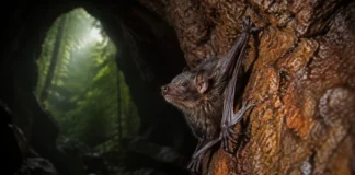 Um morcego chamado de “sem polegar” passou dez anos sendo observado em 100 cavernas de ferro e revelou um calendário reprodutivo fora do esperado