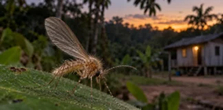 Mosquitos de Sena Madureira guardavam sangue humano, de tamanduá e macaco no abdômen, enquanto 12 amostras carregavam DNA de Leishmania