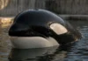 Única orca em cativeiro na América do Sul vive há 33 anos em piscinas de concreto, a poucos passos do oceano que nunca voltou a cruzar
