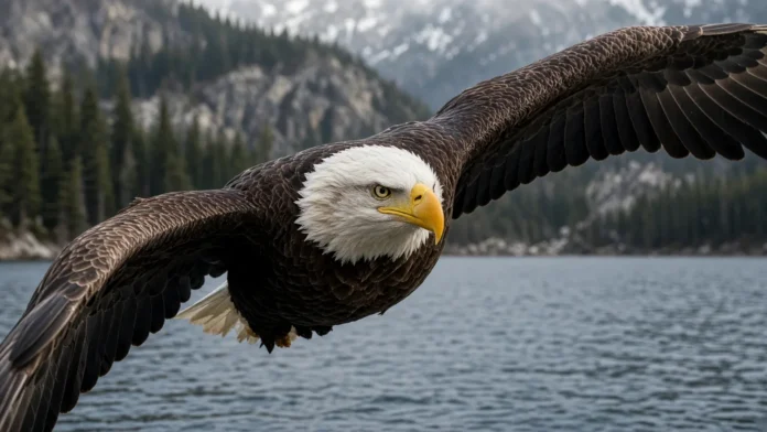 aguia-lago-mount-rainier-peixes-nao-nativos-jpg