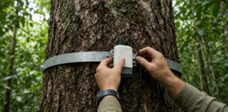 Cientistas bombam CO2 em anéis de torres sobre a floresta, para simular o clima futuro e testar adaptação das árvores adultas, na Amazônia