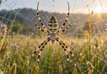 A teia gira o corpo da aranha antes da captura e revela uma função que vai além de prender a presa