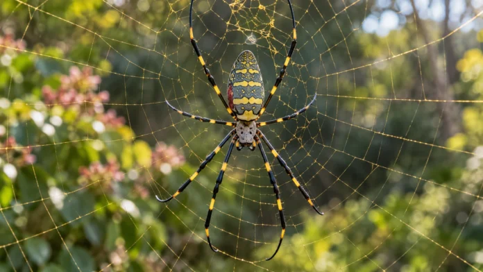 aranha-joro-teia-dourada