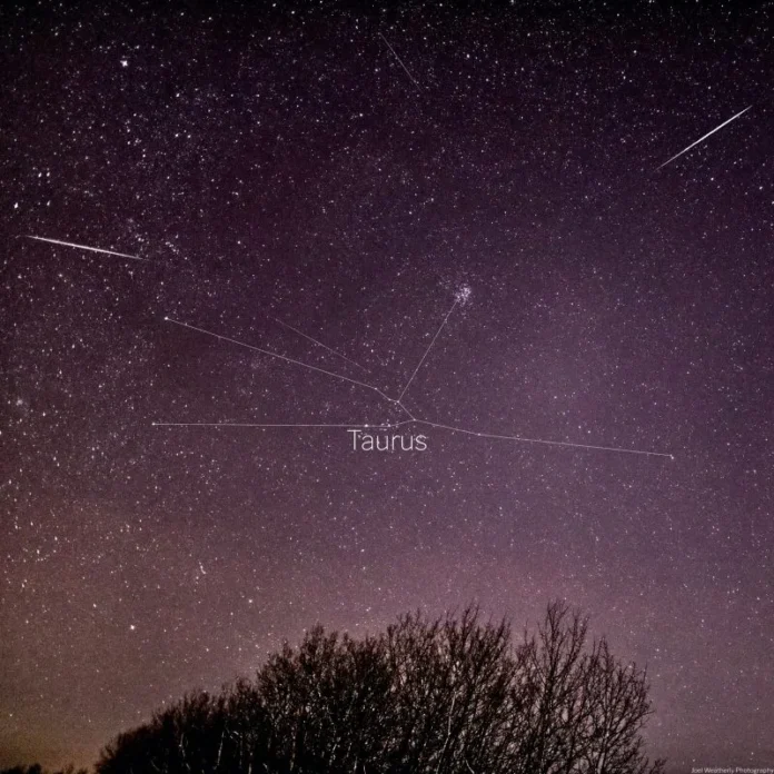 Tauridas cruzam o céu em 2026 com até 10 meteoros por hora e uma noite sem luar em outubro Tauridas cruzam o céu em 2026 com até 10 meteoros por hora e uma noite sem luar em outubro