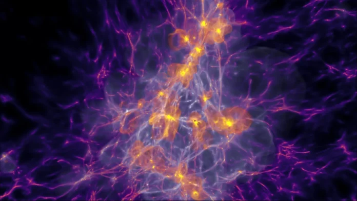 Simulações seguem as primeiras estrelas e mostram como carbono, oxigênio e ferro chegaram ao Universo