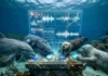 Quatro mamíferos marinhos apertam um botão e revelam como barcos e aviões soam para eles Quatro mamíferos marinhos apertam um botão e revelam como barcos e aviões soam para eles