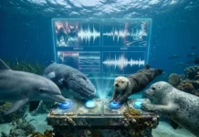 Quatro mamíferos marinhos apertam um botão e revelam como barcos e aviões soam para eles Quatro mamíferos marinhos apertam um botão e revelam como barcos e aviões soam para eles