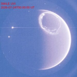 Satélite SMILE registra oval auroral completo em ultravioleta e revela turbulência invisível do solo Satélite SMILE registra oval auroral completo em ultravioleta e revela turbulência invisível do solo