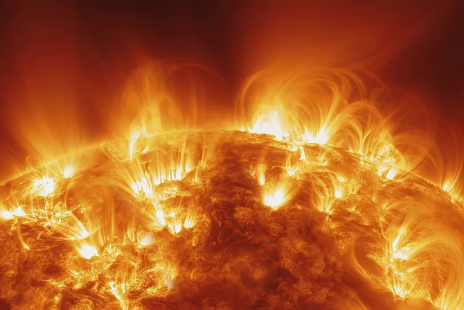 Sonda Solar Orbiter rastreia origem de curvas magnéticas no Sol e liga fenômeno ao vento solar Sonda Solar Orbiter rastreia origem de curvas magnéticas no Sol e liga fenômeno ao vento solar