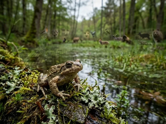 Sapo ameaçado revela como mapas de habitat podem prever diversidade genética em 404 animais na França