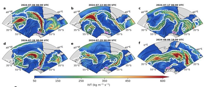 Buraco do tamanho de Portugal surge no gelo da Antártida após seis rios atmosféricos no inverno de 2024 Buraco do tamanho de Portugal surge no gelo da Antártida após seis rios atmosféricos no inverno de 2024
