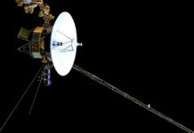 Lançada em 1977, a Voyager 1 vai se tornar no dia 18 de novembro o primeiro objeto humano a um dia-luz da Terra: um sinal levará 24 horas para chegar Lançada em 1977, a Voyager 1 vai se tornar no dia 18 de novembro o primeiro objeto humano a um dia-luz da Terra: um sinal levará 24 horas para chegar