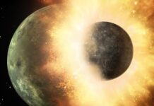 Telescópio James Webb flagra sinais de mundos do tamanho de Marte se chocando em sistemas jovens, como a batida que criou a nossa Lua Telescópio James Webb flagra sinais de mundos do tamanho de Marte se chocando em sistemas jovens, como a batida que criou a nossa Lua