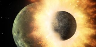 Telescópio James Webb flagra sinais de mundos do tamanho de Marte se chocando em sistemas jovens, como a batida que criou a nossa Lua Telescópio James Webb flagra sinais de mundos do tamanho de Marte se chocando em sistemas jovens, como a batida que criou a nossa Lua