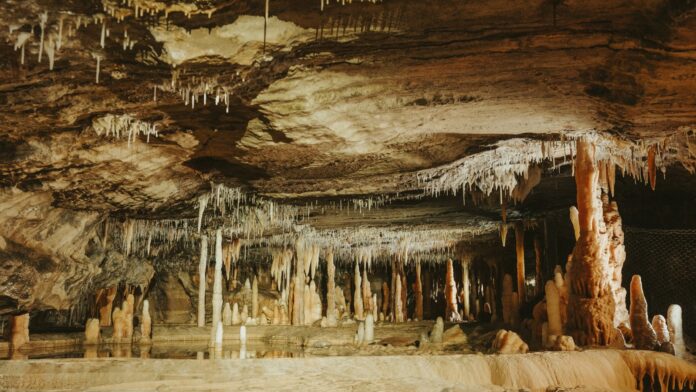 Por 25 mil anos, povos aborígenes levaram capim para dentro de uma caverna da Austrália e o queimaram em rituais, camada sobre camada Por 25 mil anos, povos aborígenes levaram capim para dentro de uma caverna da Austrália e o queimaram em rituais, camada sobre camada