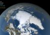 O gelo do Ártico encolheu de novo em 2026: o mínimo do verão empatou entre os dez menores já medidos e o máximo do inverno foi o mais baixo da história O gelo do Ártico encolheu de novo em 2026: o mínimo do verão empatou entre os dez menores já medidos e o máximo do inverno foi o mais baixo da história