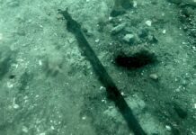 Espada de mais de 3 mil anos sai do fundo de um lago na Itália com a lâmina ainda afiada, ao lado de uma vila de palafitas submersa Espada de mais de 3 mil anos sai do fundo de um lago na Itália com a lâmina ainda afiada, ao lado de uma vila de palafitas submersa