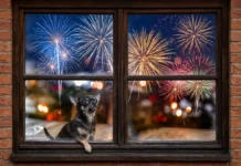 Fogos de artifício assustam cães, gatos e animais de criação; veja como reduzir o estresse em casa Fogos de artifício assustam cães, gatos e animais de criação; veja como reduzir o estresse em casa