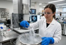 Pesquisadores congelam enzima de micróbio ancestral que odeia oxigênio, veem uma estrutura inédita e reescrevem o modelo da fixação de nitrogênio Pesquisadores congelam enzima de micróbio ancestral que odeia oxigênio, veem uma estrutura inédita e reescrevem o modelo da fixação de nitrogênio