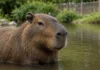 O animal mais cool do mundo desembarca no zoo, a capivara de até 65 kg vira estrela por flegma e memes,