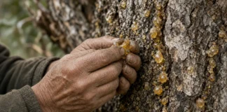 Após 11 anos árvore que goteja ouro produz primeiro fruto em Muğla e vira nova renda para o produtor