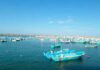 El Niño afasta peixes e esvazia redes no Pacífico latino-americano Barcos de pesca artesanal fundeados no porto de Anconcito, no Equador